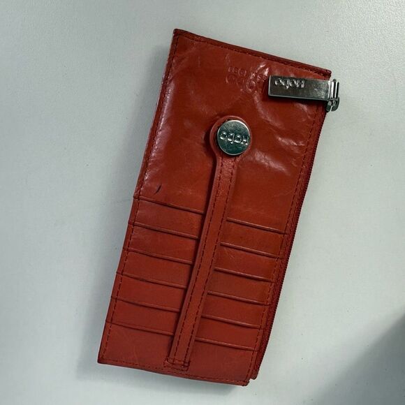 Hobo Linn Slim Leather Wallet Card Case - Picture 2 of 7